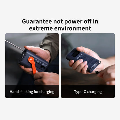 6-in-1 Outdoor Power Bank / Manual (dynamo) power generator